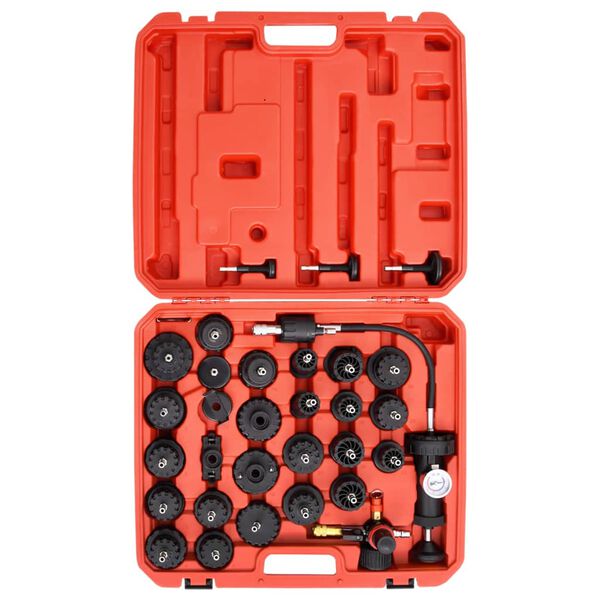 vidaXL Automobilio vandens bako slėgio matuoklių rinkinys, 32 dalių