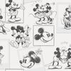 Noordwand Tapetai Kids @ Home Mickey and Minnie Sketch, juodi ir balti