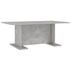 vidaXL Kavos staliukas, betono pilkos spalvos, 103,5x60x40cm, MDP