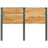 vidaXL Galvūgalis, 140cm, akacijos medienos masyvas/geležis