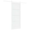 vidaXL Slankios durys ORKDAL Balta 83 x 202 cm Pu&scaron;ies medienos masyvas