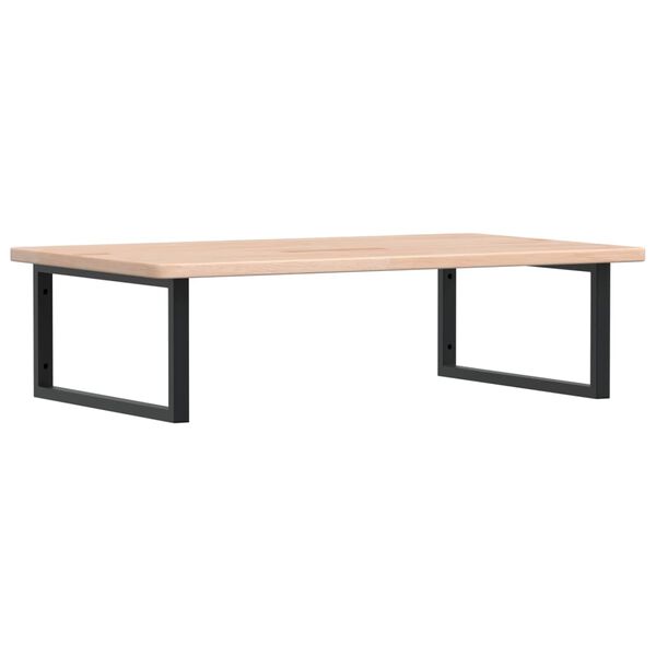 vidaXL Lentyna praustuvui, plienas ir ąžuolo medienos masyvas