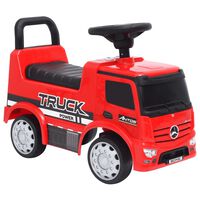 vidaXL Paspiriamas vaikiškas sunkvežimis Mercedes-Benz, raudonas