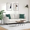 vidaXL Sofa Pagalvės 2 pcs Tamsiai žalia 45 x 45 cm Kordūrinis audinys