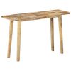 vidaXL Konsolinis staliukas, 120x35x75cm, neapdorota mango mediena