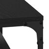 vidaXL Kavos staliukas Juodas ąžuolas 81 x 50 x 40 cm Apdirbta mediena