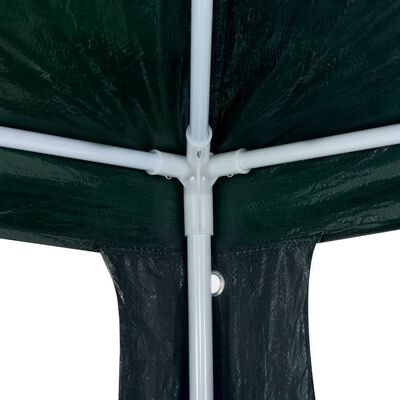vidaXL Proginė palapinė, žalia, 3x6m, PE