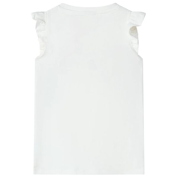 Vaikiški marškinėliai, ekru spalvos, 140 dydžio
