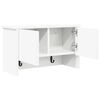 vidaXL Prikabinamas paltas Balta 50 x 20 x 30 cm Apdirbta mediena