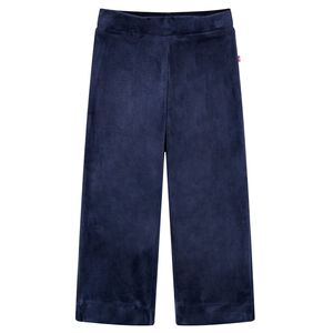 Vaiki&scaron;kos kelnės, tamsiai mėlynos spalvos, velvetas, 92 dydžio