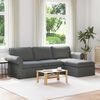 vidaXL Sofa Tamsiai pilka Bendri matmenys: 245 x 138 cm (P X G x A)