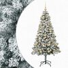 vidaXL Dirbtinė Kalėdų eglutė su burbulais 120 cm 150 LED &Scaron;ilta balta