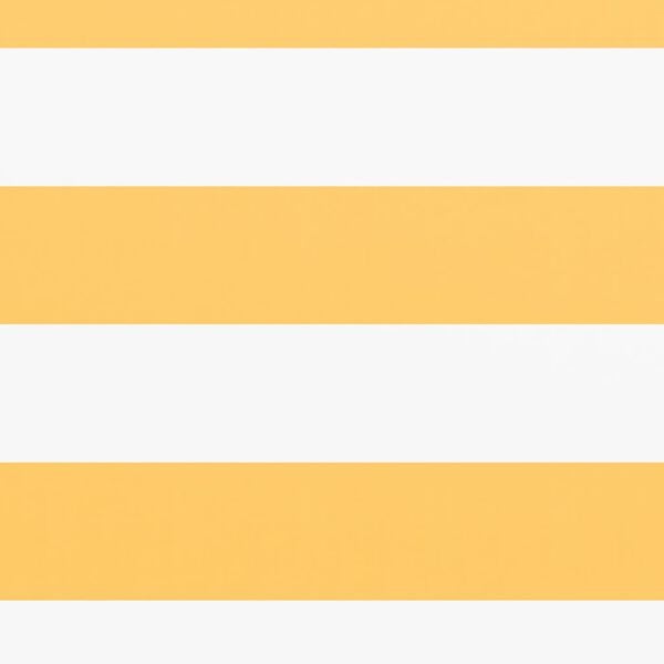 vidaXL Balkono pertvara, balta ir geltona, 75x300cm, oksfordo audinys