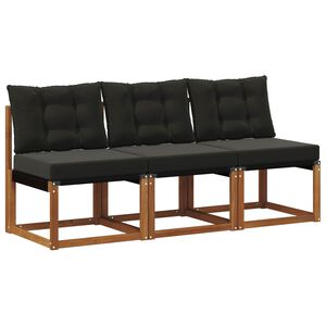 vidaXL 3 Vienetas Lauko vidurinė sofa