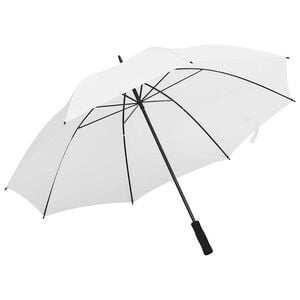 vidaXL Skėtis, baltos spalvos, 130cm