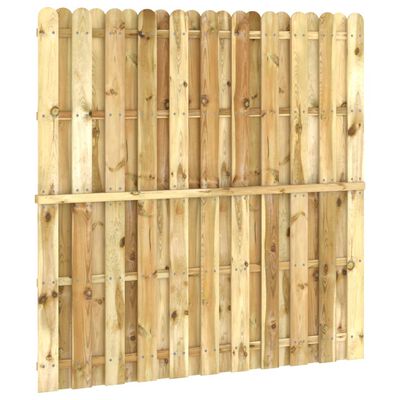 vidaXL Tvoros plokštė, 180x180cm, impregnuota pušies mediena
