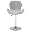 vidaXL Baro taburetė, &scaron;viesiai pilkos spalvos, aksomas