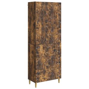 vidaXL Spintelė 2 pcs Dūminio ąžuolo 66 x 34,5 x 90 cm