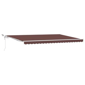 vidaXL Automatinė i&scaron;traukiama markizė, rodos spalvos, 500x300cm
