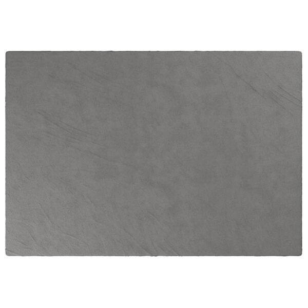 vidaXL Sunki antklodė su užvalkalu, pilka, 137x200cm, audinys, 10kg