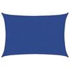 vidaXL Burė nuo saulės, mėlynos spalvos, 5x6m, HDPE, 160g/m&sup2;