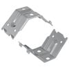 vidaXL Laikiklis 2 Cinkuota 106 x 55 x 1,5mm Plienas