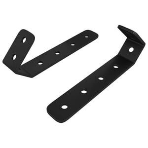 vidaXL Kabliai 2 vnt. Juoda M5 x 110 mm Geležis