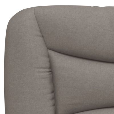 vidaXL Galvūgalio pagalvėlė, taupe spalvos, 90 cm, audinys