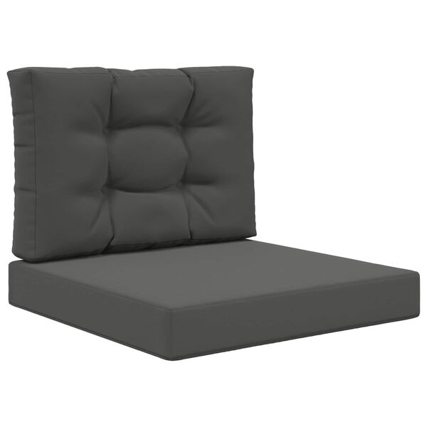 vidaXL Lauko sofa pagalvėlė 2 pcs Antracitas Poliesteris
