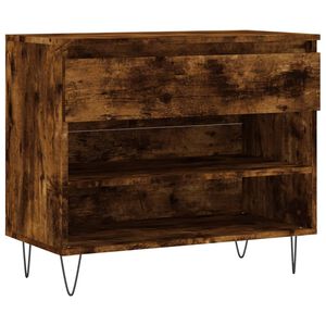 vidaXL Spintelė batams, dūminio ąžuolo, 70x36x60cm, apdirbta mediena