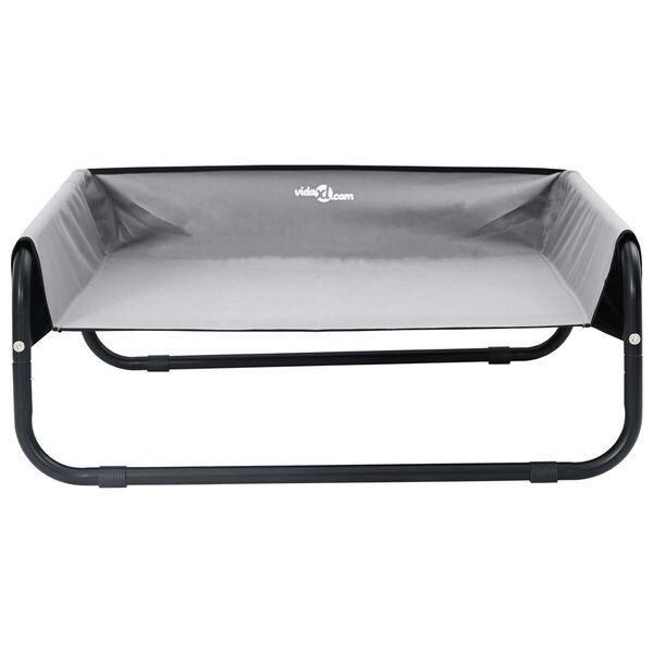 vidaXL &Scaron;uo Lova &Scaron;viesiai pilka 70 x 70 x 28,5 cm Plienas