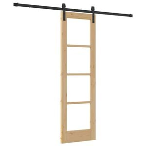 vidaXL Slankios durys ORKDAL Natūrali 61 x 198,5 cm