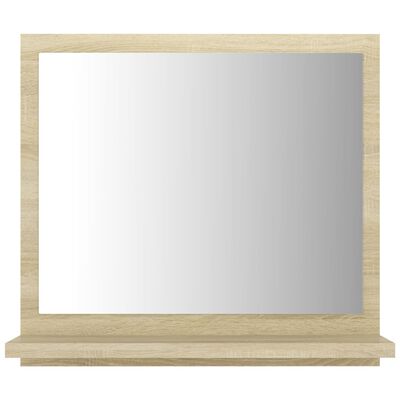 vidaXL Vonios kambario veidrodis, ąžuolo spalvos, 40x10,5x37cm, MDP