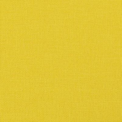 vidaXL Suoliukas, šviesiai geltonos spalvos, 100x75x76cm, audinys