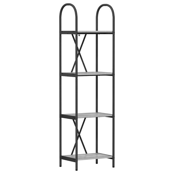 vidaXL Knygų lentyna Pilkas Sonoma 40 x 30 x 146 cm Apdirbta mediena