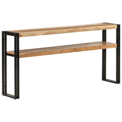 vidaXL Konsolinis staliukas, 150x30x75cm, akacijos medienos masyvas