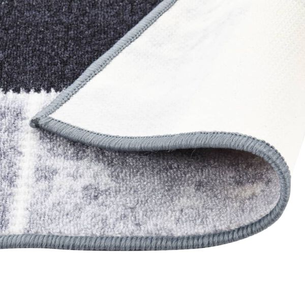 vidaXL Kilimas-takelis, pilkos spalvos, 80x300cm