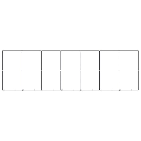 vidaXL Lauko voljeras šunims, plienas, 12,9m²