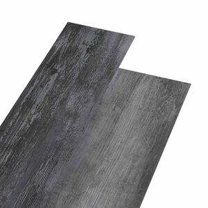 vidaXL Grindų lentos Pilka 5,26 m&sup2; 18 vnt. PVC