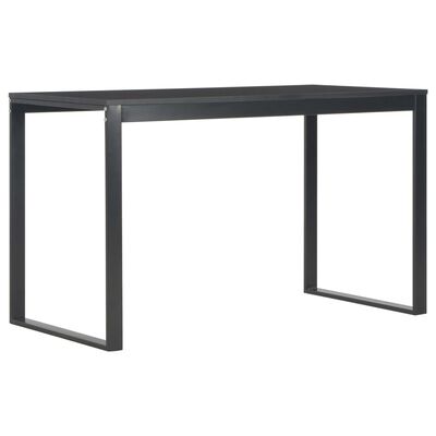 vidaXL Kompiuterio stalas, juodas, 120x60x70cm