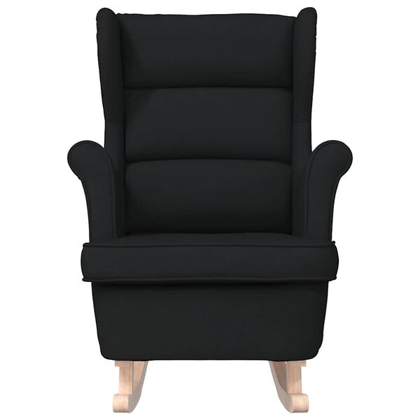 vidaXL Supama kėdė Juoda 74x90x102 cm Audinys