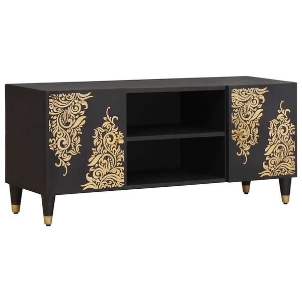 vidaXL Televizoriaus spintelė su lentyna Juoda 105 x 33 x 46 cm