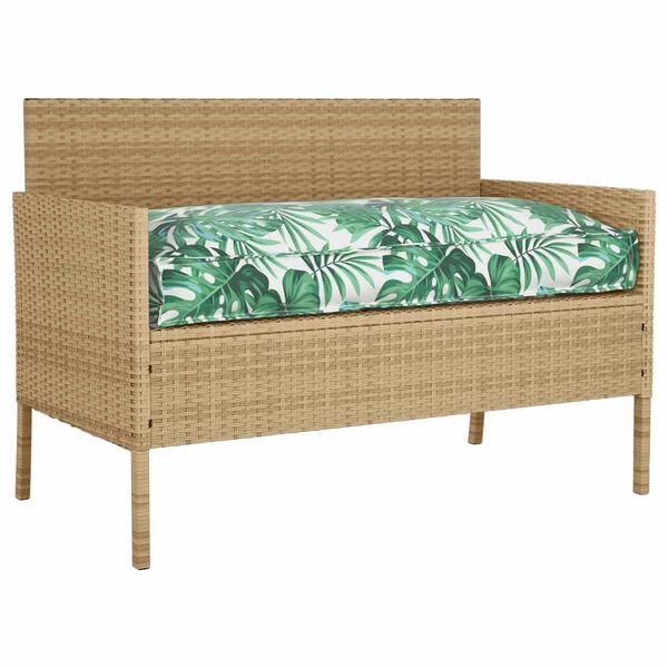 vidaXL Pagalvėlė Lapelis Lapų ra&scaron;tas 120 x 60 x 12 cm Oksfordo audinys