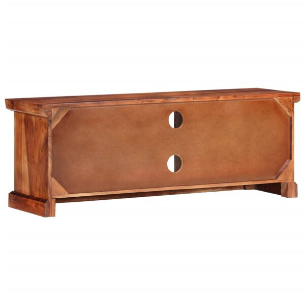 vidaXL Televizoriaus spintelė su durelėmis, 112x30x40cm, akacija