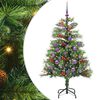 vidaXL Dirbtinė Kalėdų eglutė Žalia 150 cm PVC ir metalas