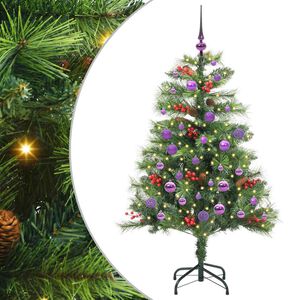 vidaXL Dirbtinė Kalėdų eglutė Žalia 150 cm PVC ir metalas