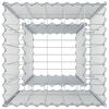 vidaXL Gabioninė pakelta lova Sidabro 50 x 50 x 80 cm Cinkuota plienas
