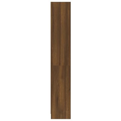 vidaXL Spintelė knygoms, 4 aukštų, ruda ąžuolo, 60x24x142cm, mediena