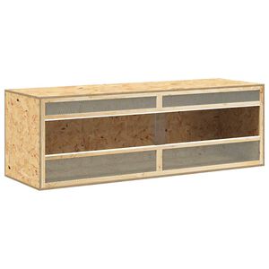 vidaXL Terariumas, 144x46x48cm, apdirbta mediena