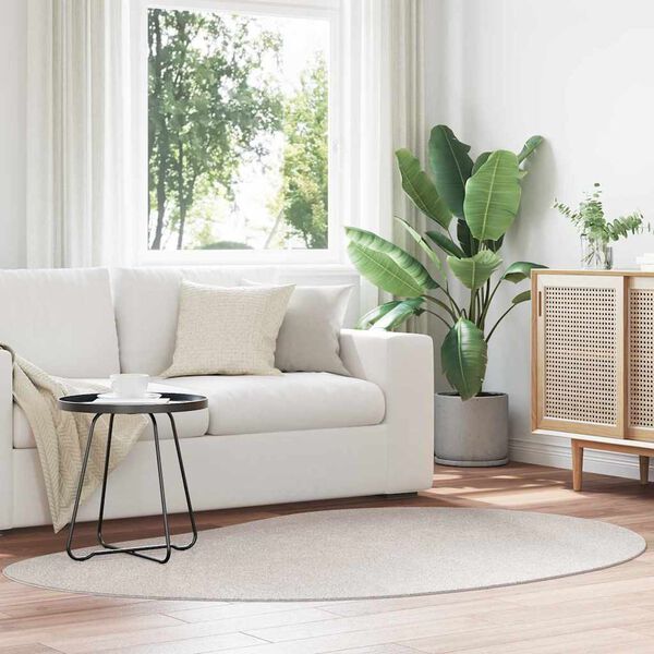 vidaXL Zoninės kiliminės dangos HUARTE Smėlio 140 x 200 cm Poliesteris